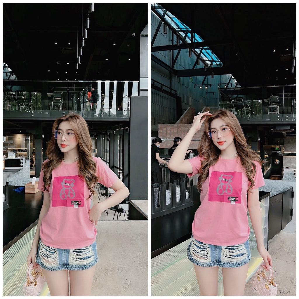 Áo thun thái nữ chất siêu mát form vừa người