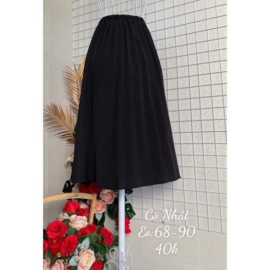Chân váy Nhật dài kiểu