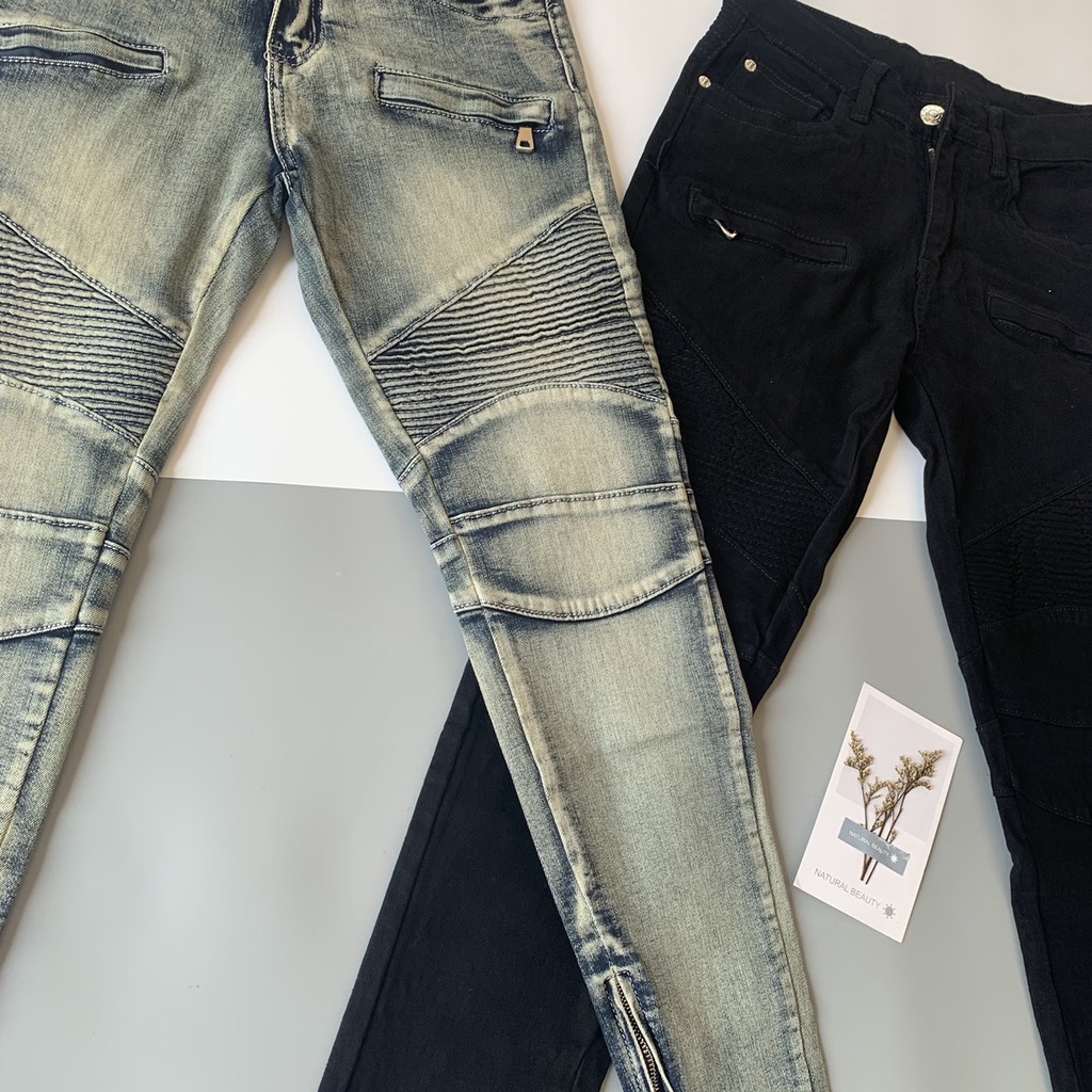 [Video] Quần Jean Nam Ống Khoá Phối Vải Nhăn Cực Sang | BigBuy360 - bigbuy360.vn