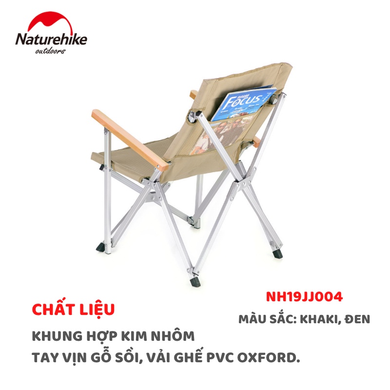 GHẾ GẤP DÃ NGOẠI, PICNIC NATUREHIKE NH19JJ004