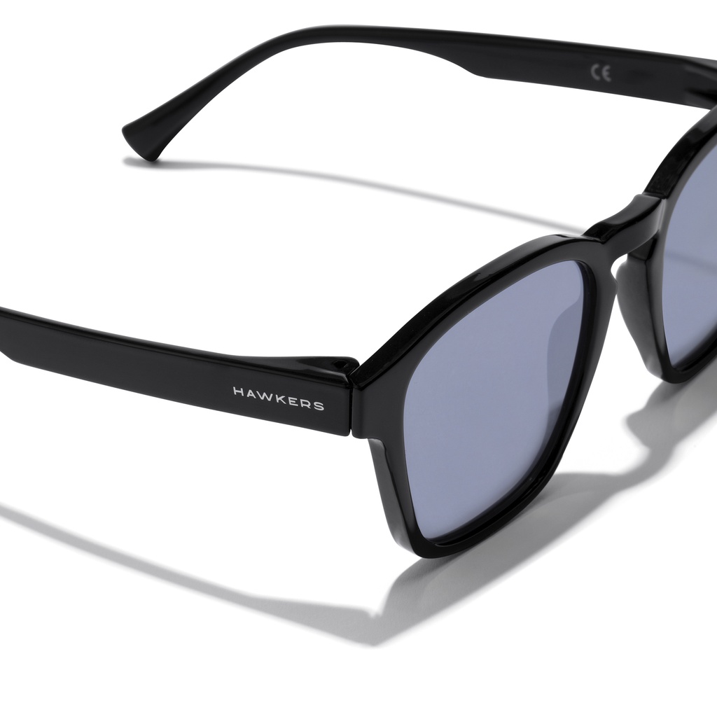 HAWKERS Black Chrome Classy Sunglasses For Men And Women, Unisex. Official Product Designed In Spain