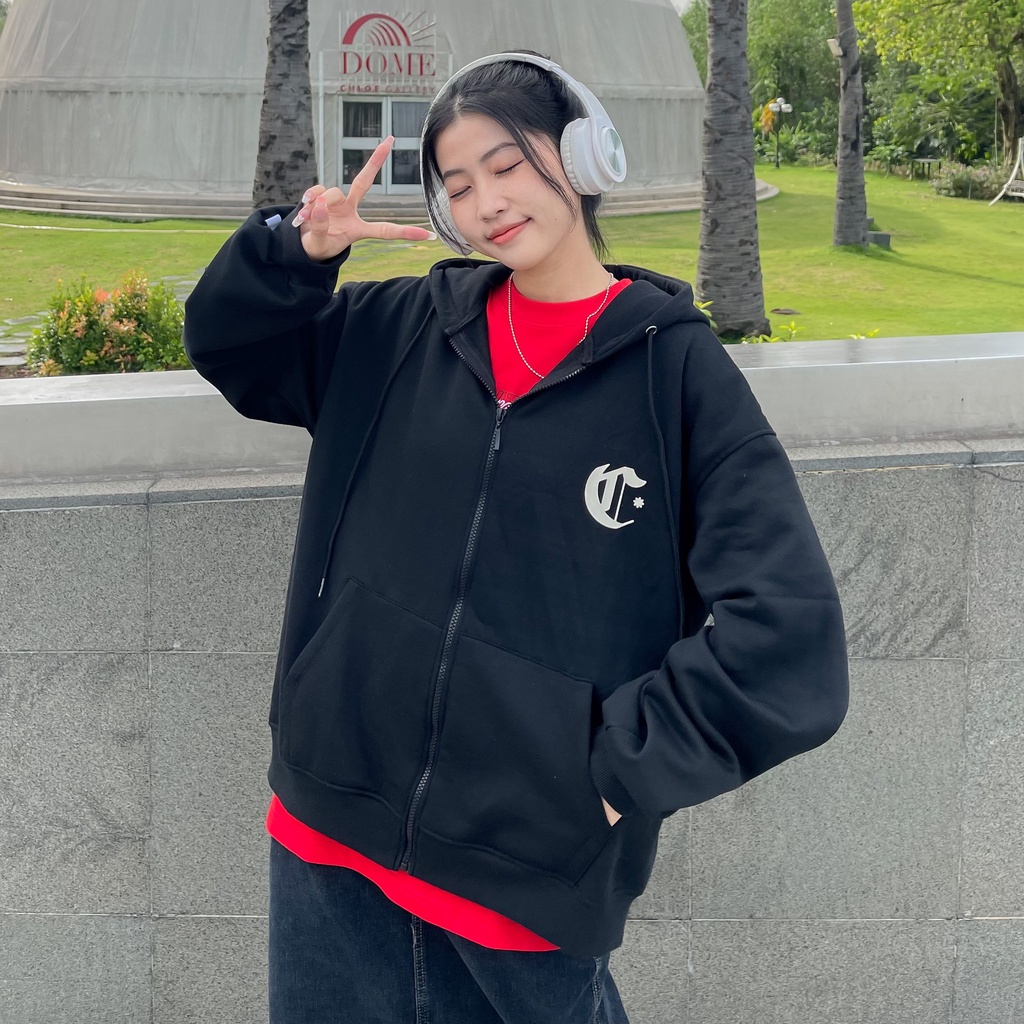 [SALE- NỈ MỎNG ] Calem Club - Áo khoác Hoodie Zip MINIMALISM chất nỉ lót bông form unisex | BigBuy360 - bigbuy360.vn