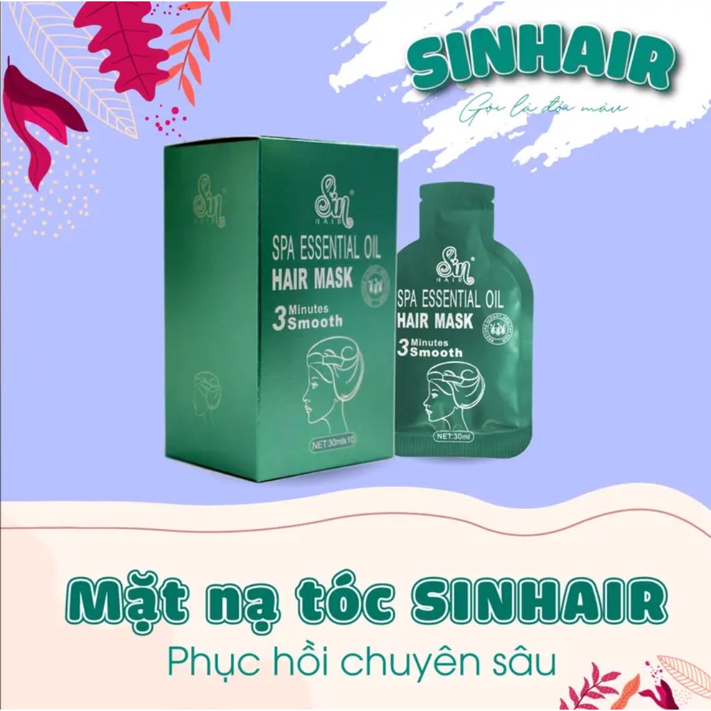 Dầu Gội Nhuộm Tóc Sin Hair Màu Nâu Lạnh, Lên Từ Nền Đen Tự Nhiên, Nền Càng Sáng Tóc Càng Ánh Vàng - 500ml