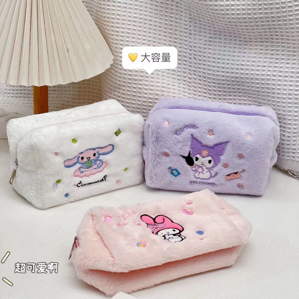 Túi Đựng Bút Mềm Thêu Hình Ngôi Sao Bentoy Milkjoy Kiểu Hàn Quốc Dễ Thương