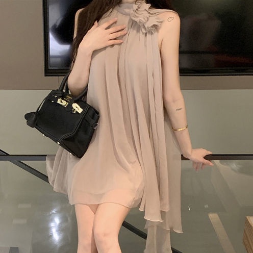 Đầm Hai Dây Mùa Hè 2022 Cao Cấp Sang Trọng Cho Nữ