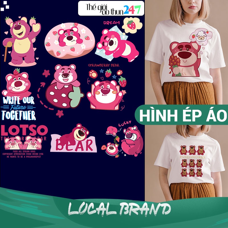 Hot Trend Gấu LotSo 8 ủi bằng bàn là, bàn ủi