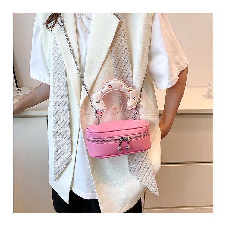 Túi Đeo Chéo Thêu Chữ Phong Cách Hàn Quốc Mới 2022 Cho Nữ