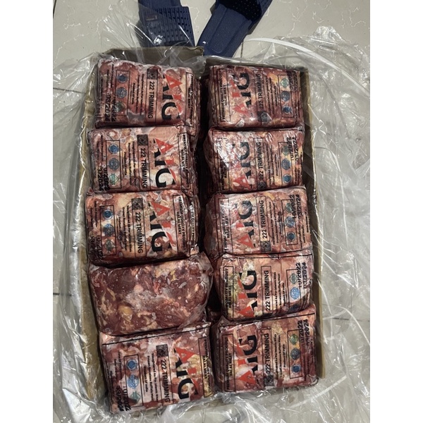 Vụn Trâu Nạc Tươi Hàng Ấn Độ 1kg