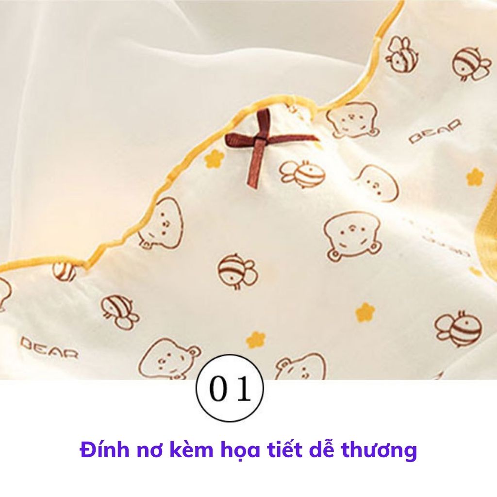 Quần lót nữ cotton ren viền cao cấp kháng khuẩn họa tiết gấu cute dễ thương ôm dáng gợi cảm DEVARI L5166