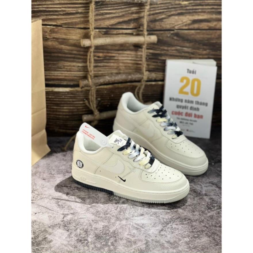 Giày sneaker Air force 1 Grey Pavy Tale  - Giày _Nike Xám NỈ Air Force 1, AF1 Bản chuẩn đẹp 2022