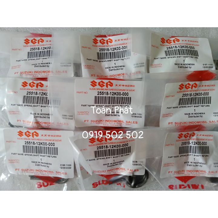 LÒ XO CẦN SỐ FI - 25518-12K00-000 - SATRIA FI - RAIDER FI CHÍNH HÃNG SUZUKI INDONESIA