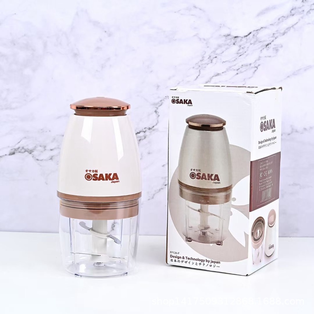 Máy xay thịt, thực phẩm nhà bếp đa năng Osaka Nhật Bản 4 lưỡi cao cấp, đồ dùng nhà bếp tiện dụng, bảo hành 12 tháng