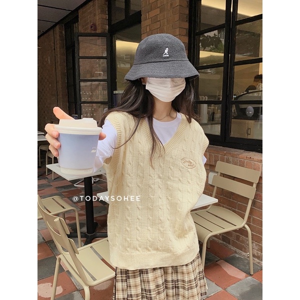 Gile trơn thêu logo