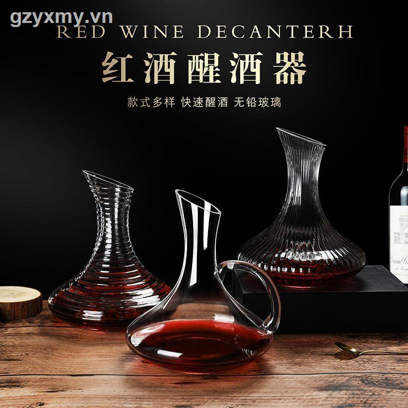 () () Bình Đựng Rượu Vang Đỏ Điêu Khắc Dây Đai Cao Cấp Bằng Thủy Tinh Dày