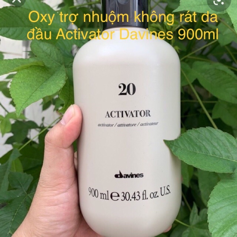 Oxy trợ nhuộm không rát da đầu Activator Davines 900ml