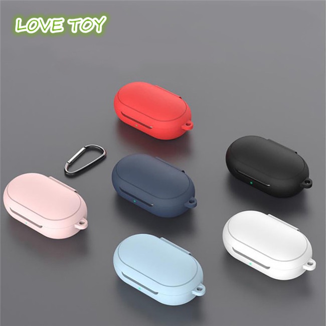 Vỏ Bảo Vệ Hộp Sạc Tai Nghe Samsung Galaxy Buds + Bằng Silicon Có Khóa Cài Tiện Dụng
