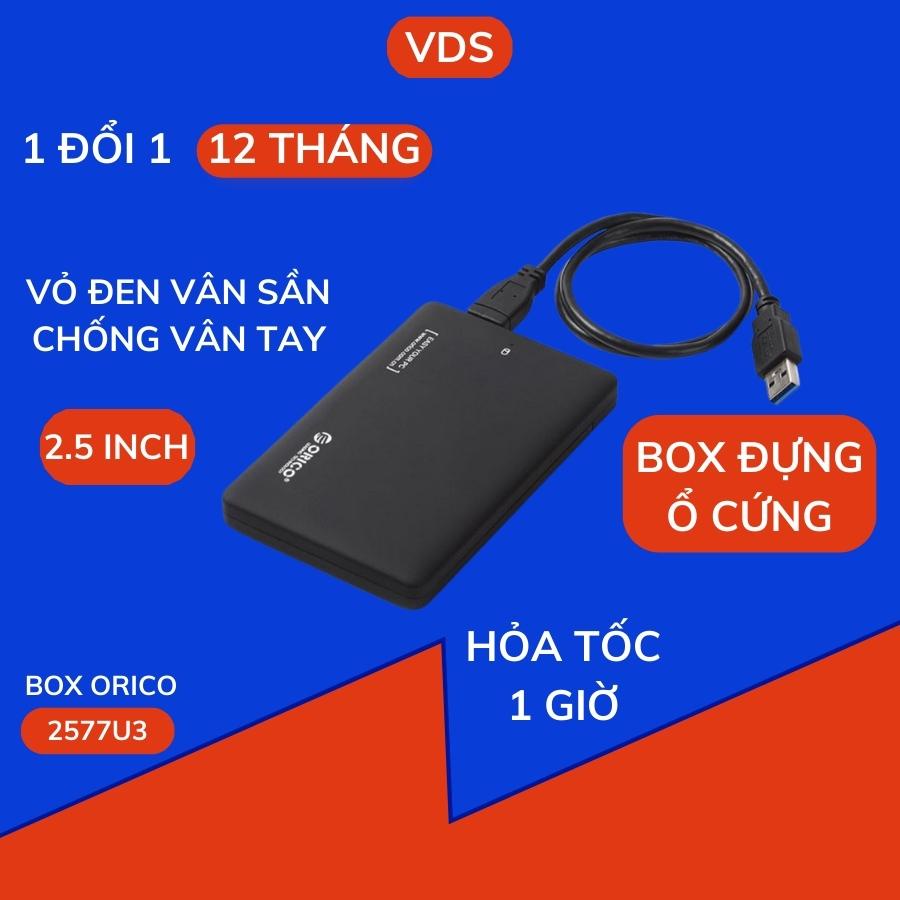 Box ổ cứng 2.5 Orico 2577U3 / 2139U3 / 2020U3 Sata 3.0 - Dùng cho HDD SSD BH 12 THÁNG - Hộp đựng ổ cứng