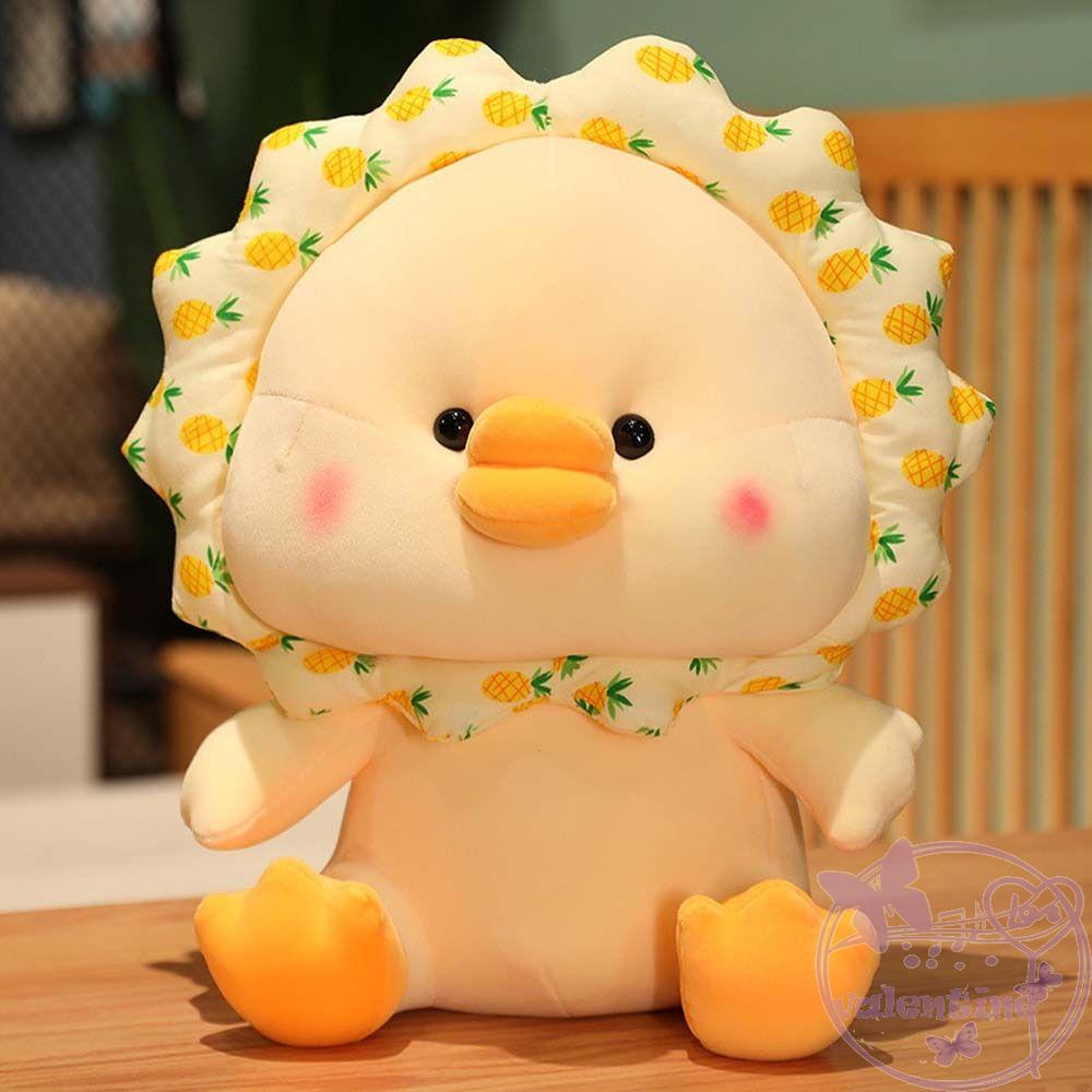 Đồ chơi nhồi bông Hình Chú Vịt / Hoa Hướng Dương Mềm Mại Dễ Thương Cho Bé 3 Tuổi