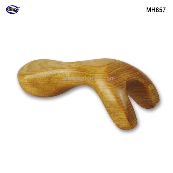 Dụng Cụ Mát xa MH857 HAHANCO Cổ, vai, mắt, mũi, mặt, kiểu thái bằng gỗ thơm