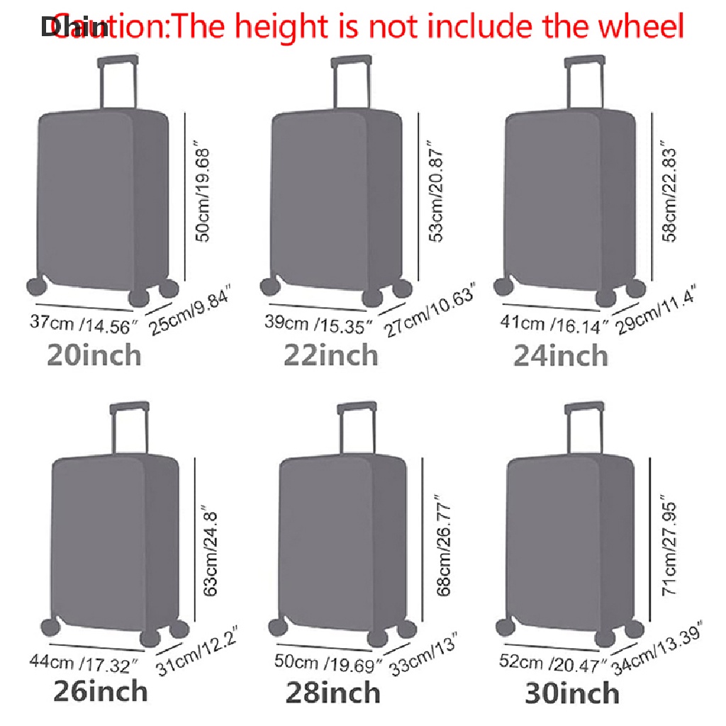 Vỏ Bọc Bảo Vệ Vali Bằng PVC Trong Suốt Dày Dặn Tiện Dụng