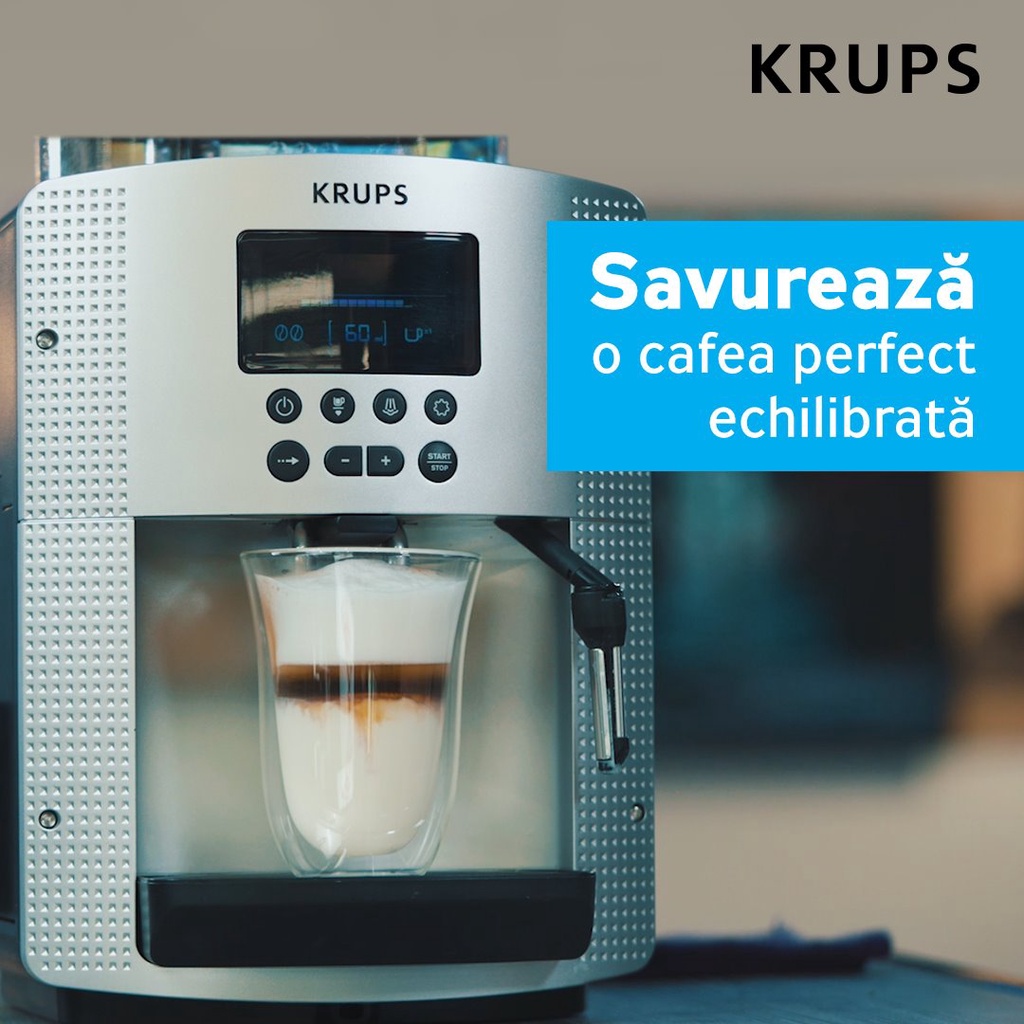 MÁY PHA CÀ PHÊ TỰ ĐỘNG KRUPS EA815E70 ,BẢO HÀNH 12 THÁNG