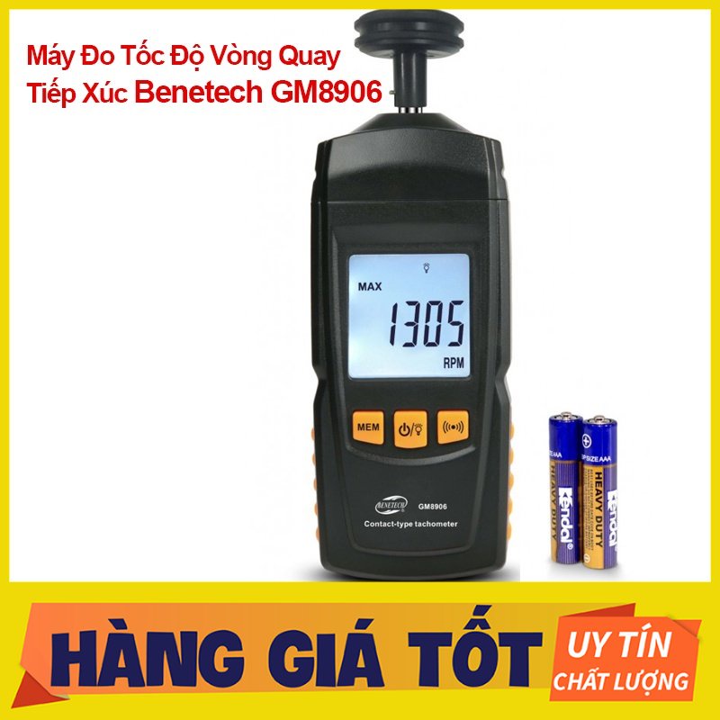 Máy Đo Tốc Độ Vòng Quay Tiếp Xúc Benetech GM8906