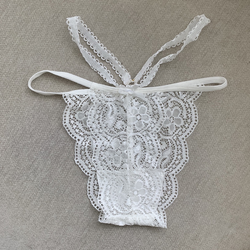 Tổng Hợp Quần Lót Nữ Sexy Quần Lọt Khe Ren Màu Trắng Gợi Cảm KRYSTAL