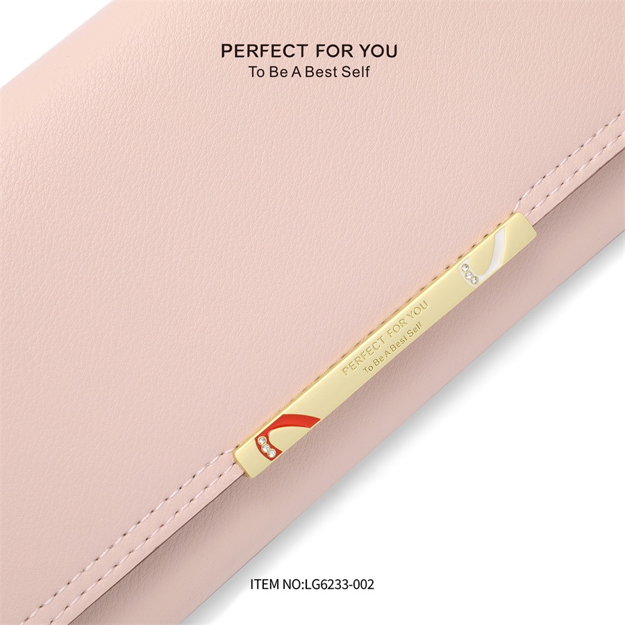 Ví Da Dáng Dài Phong Cách Hàn Quốc Chất Lượng Cao Cho Nữ 6233-002 Perfect For You