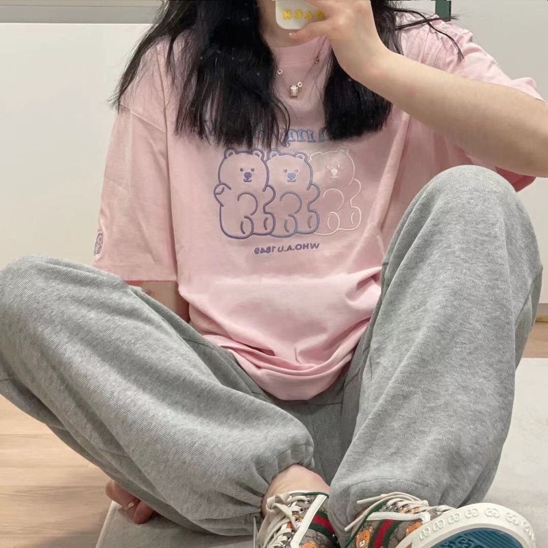 Áo gấu Whoau Gummy steve sale 74%