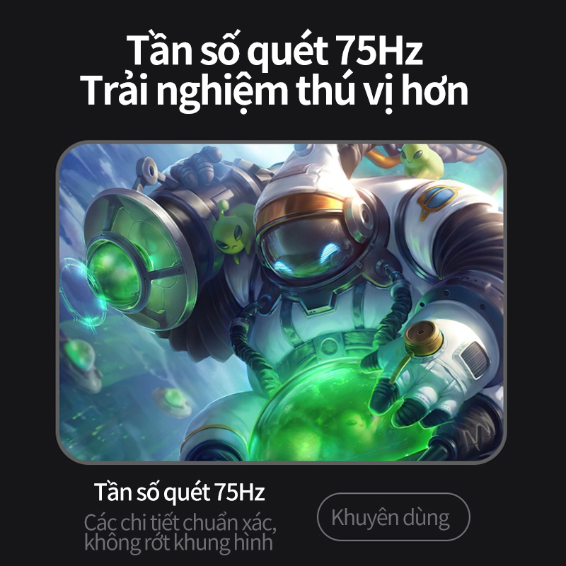 Màn hình gaming cong HD 1080P, 75HZ màn hình IPS ánh sáng xanh thấp không nhấp nháy đáp ứng mọi nhu cầu giải trí | BigBuy360 - bigbuy360.vn