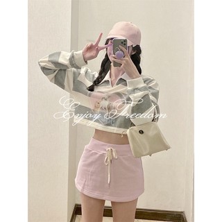 Áo polo In Hình Thỏ Phong Cách Retro Mới Cho Nữ