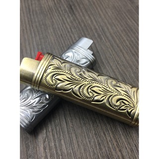 Vỏ bic j3 hoa văn cổ điển +tặng kèm ruột bic j3