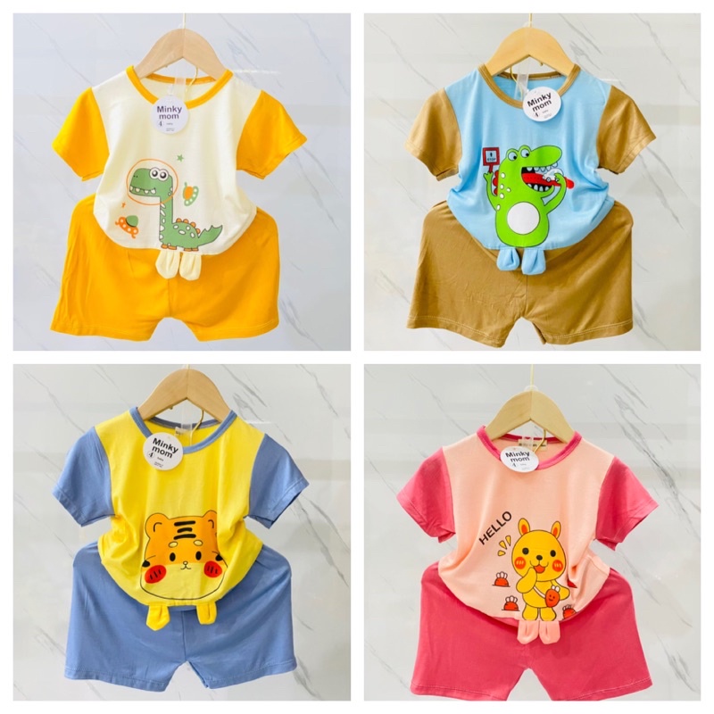 Bộ thun lạnh cho bé trai và gái 7-18kg