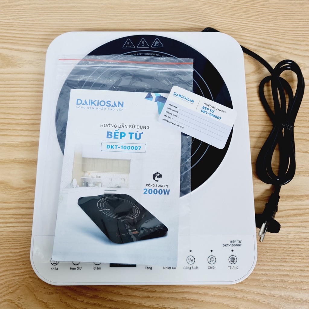 Bếp từ đơn Daikiosan DKT-100007- Điện máy Sunmy- BẢo hành chính hãng