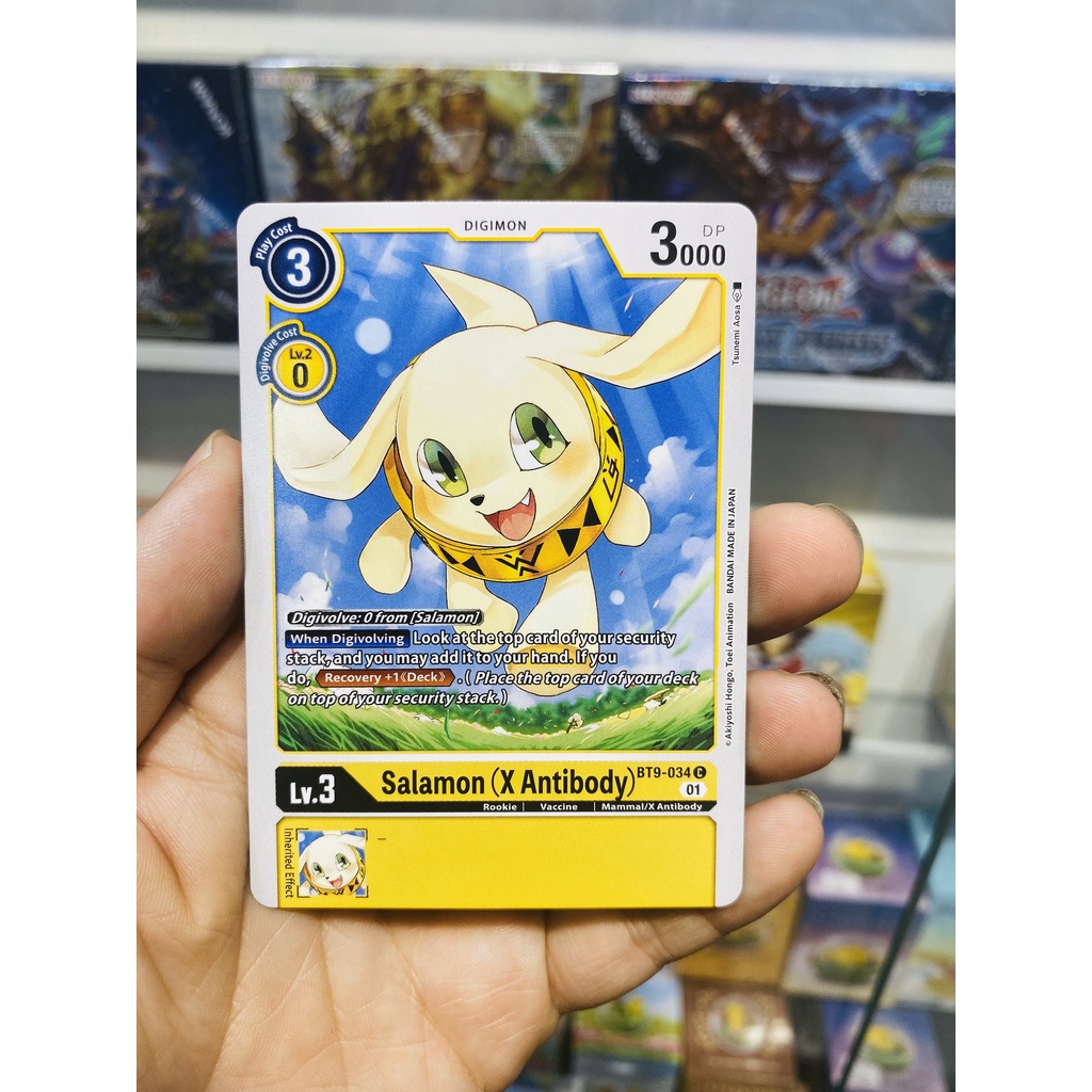 Thẻ bài Digimon Mã BT9-034 - Salamon (X Antibody) - Digimon - Common