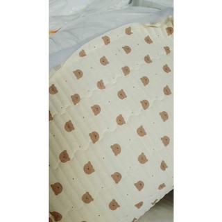 Vải Muslin trần bông tấm