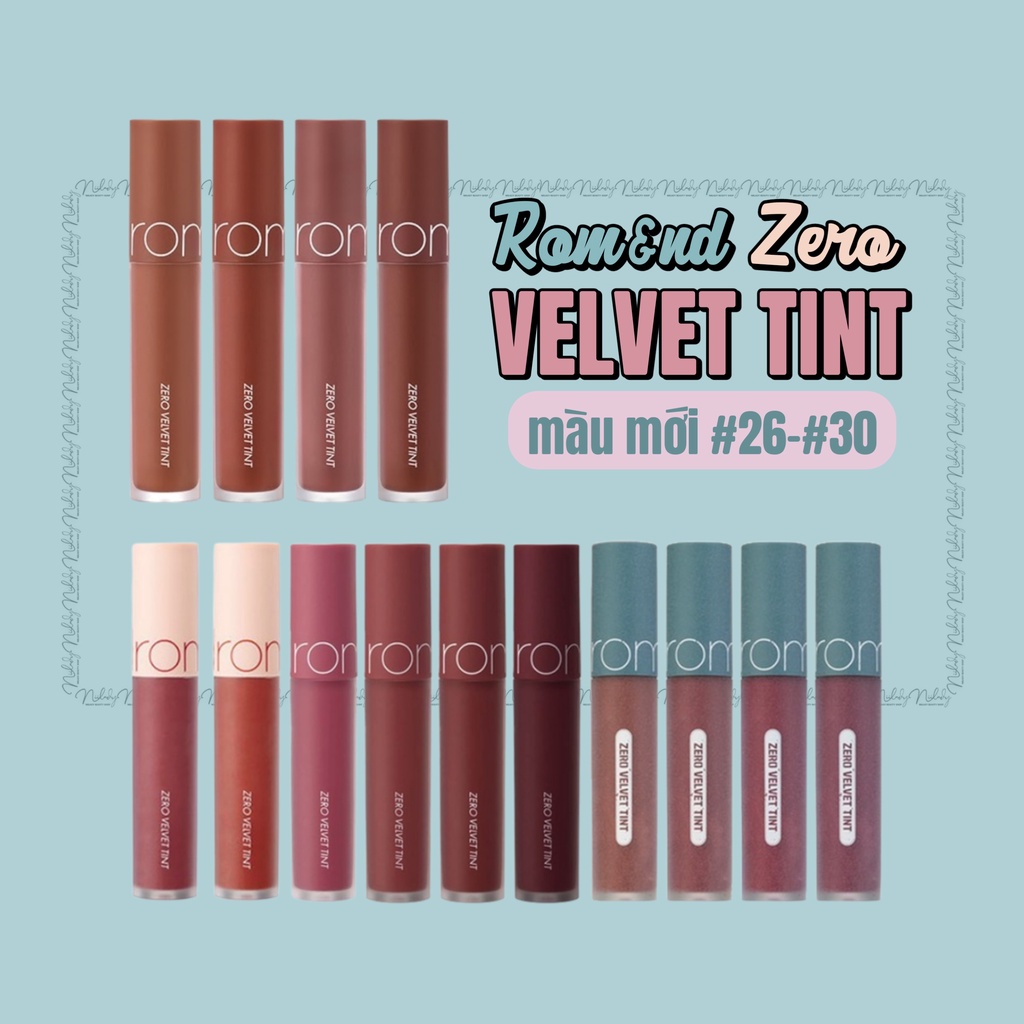 (Velvet #1 - #30) Son Zero Velvet Tint
