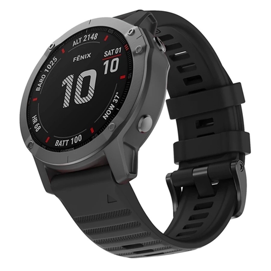 Dây Đeo Silicon 26 22 20Mm Cho Đồng Hồ Thông Minh Garmin Fenix 7X 7 7S 6X 6 6SPro 5 5X Epix 2