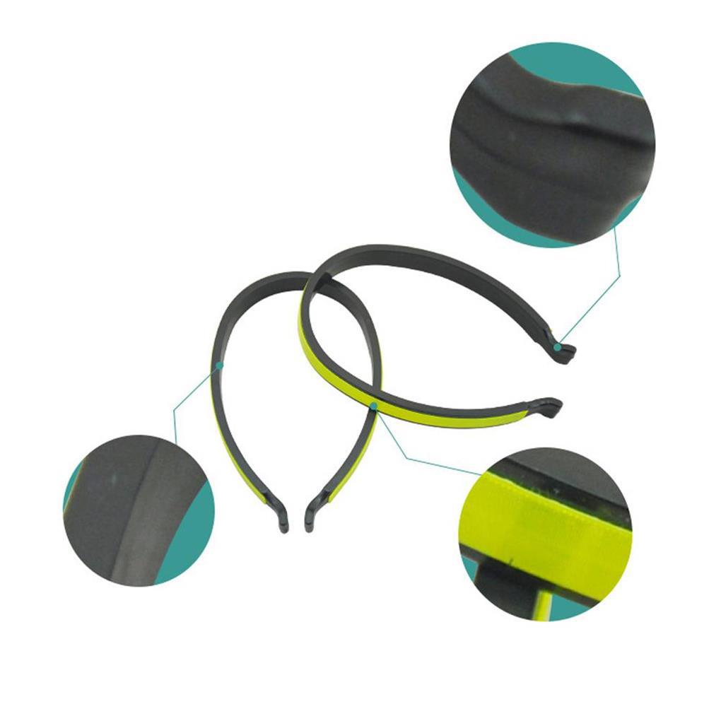 Set 2 Dây Đai Phản Quang Kẹp Quần An Toàn Khi Đi Xe Đạp