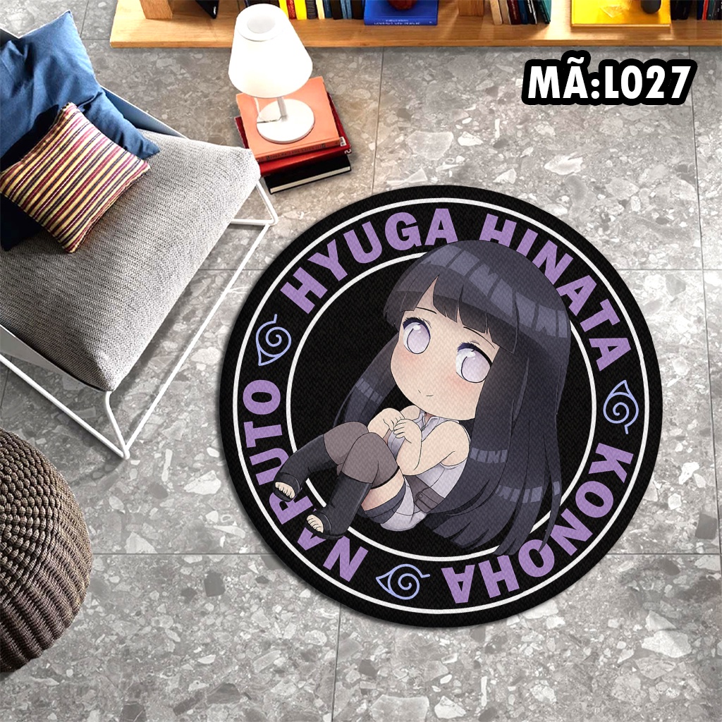 Thảm Trang Trí Anime Manga Naruto Hinata Decor Góc Học Tập Làm Việc Phòng Ngủ Phòng Khách Văn Phòng