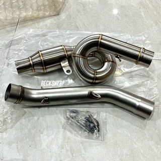Z800 Cổ Pô Slipon Xe Thể Thao Kawasaki Z800 Phần giữa thép không gỉ
