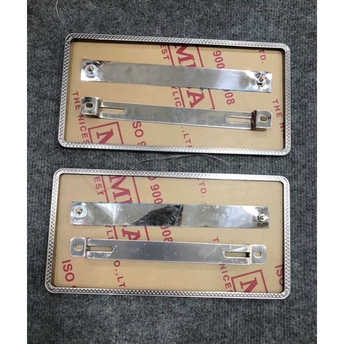 Bộ 2 bọc biển số xe hơi mẩu thông tư 58 sơn carbon