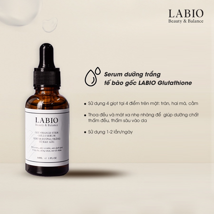 Combo Toner & Serum Dưỡng Trắng, Mờ Thâm Nám, Se Khít Lỗ Chân Lông LABIO Glutathione 5.0 2 Đánh Giá 8 Đã Bán