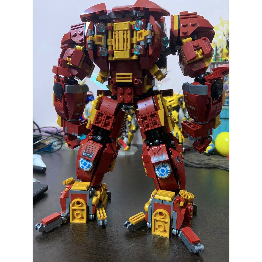 Đồ chơi lắp ráp robot iron man hulkbuster cỡ lớn, đồ chơi lắp ghép mô hình thông minh cho trẻ em BOBIKIDS LG03
