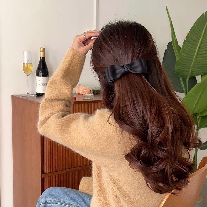 Kẹp Tóc Nơ Hai Lớp Thời Trang Hàn Quốc Chất Lượng Cao