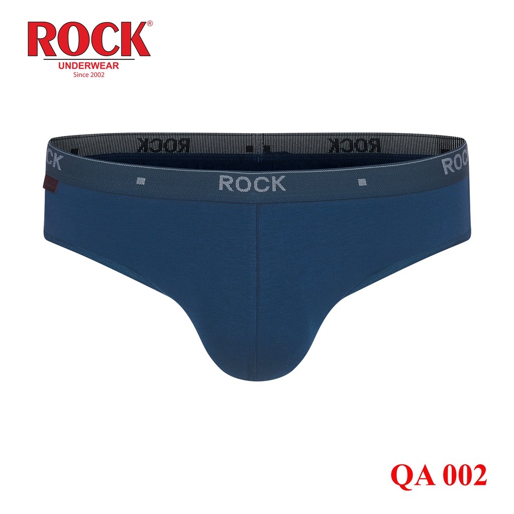 QA 1002. Quần lót nam cao cấp ROCK mềm mại ,lưng thun to bản in logo thương hiệu ROCK nổi bật