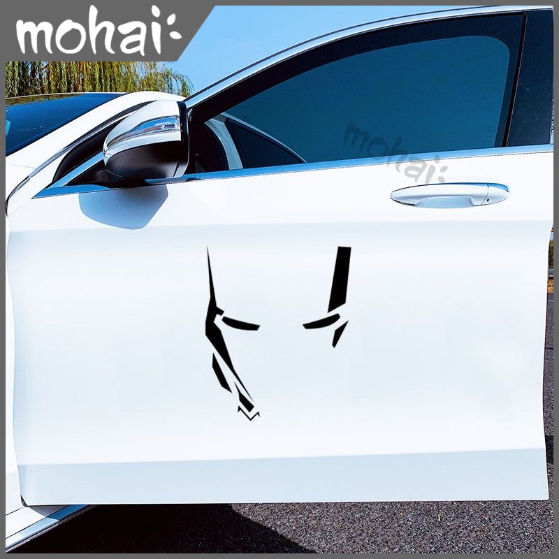 Iron Man Miếng Dán Trang Trí Kính Chắn Gió Xe Hơi Hình Phản Quang Thời Trang