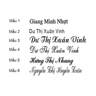 Mộc tên theo yêu cầu, mộc tên flash, con dấu flash - tặng kèm mực 10ml
