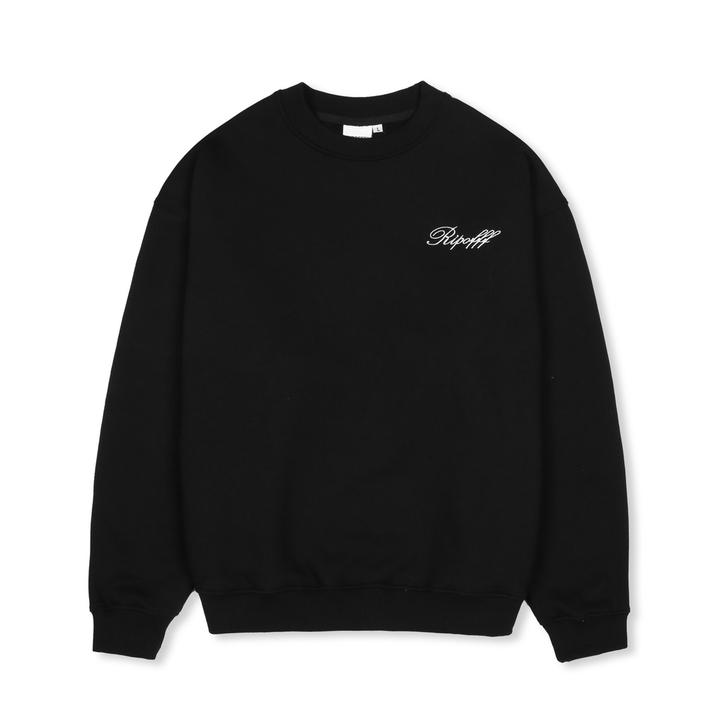 RIPOFFF Logo Sweater 2.0 - Black