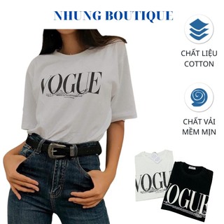 Áo Thun Siêu Phẩm Giấu Quần VOGUE form NAM NỮ freesize 40-70kg, Cotton 100%, Hàng VNXK Chính Phẩm